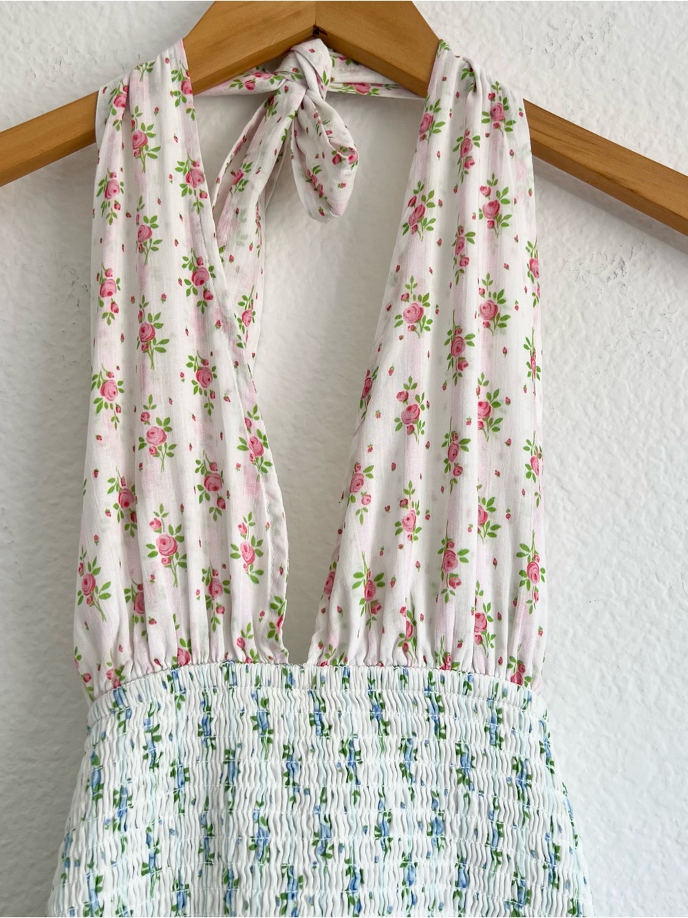 Altar'd State Floral Ruffle Tiered Dress